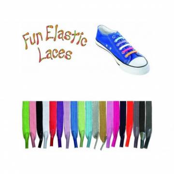 Fun Elastic Laces Ελαστικά κορδόνια 6 τεμάχια Pelecan - 1