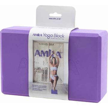 Τούβλο για Yoga, μωβ AMILA - 1